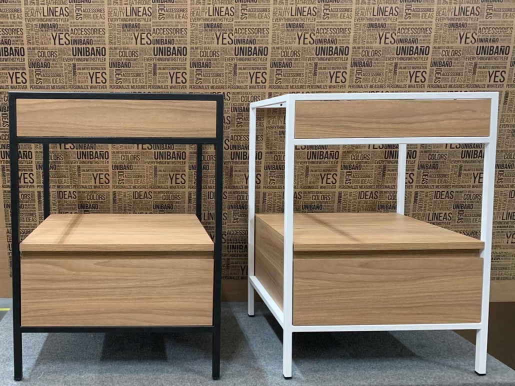 Muebles de baño con base de metal - UNIBAÑO